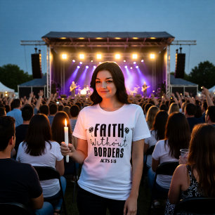 Faith Without Borders Acts 1:8 Mission Tri-Blend Shirt