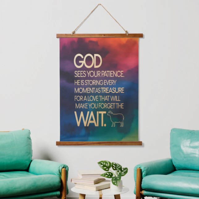 Faith Wood Tapestry for Christian Singles (Living Room)