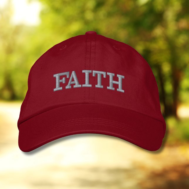 Faith Word Embroidered Hat (Creator Uploaded)