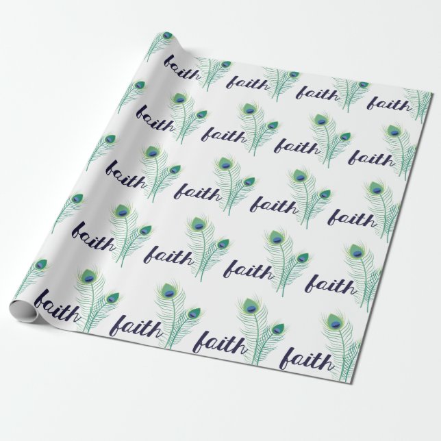 Faith Wrapping Paper (Unrolled)