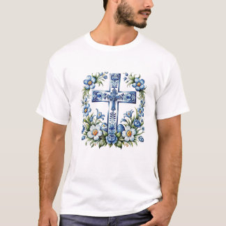 Faithful Cross: Inspirational Jesus T-Shirt" T-Shirt