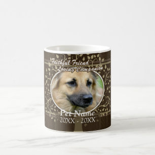 Faithful Friend Custom Pet Sympathy Coffee Mug