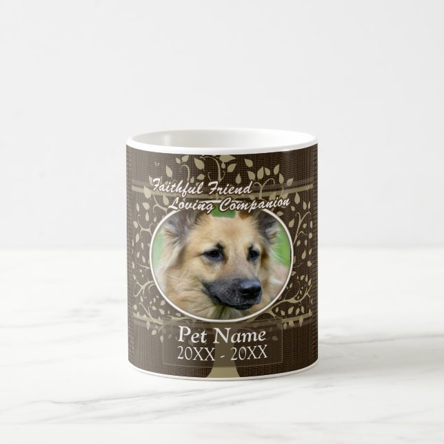 Faithful Friend Dog Sympathy Coffee Mug (Center)