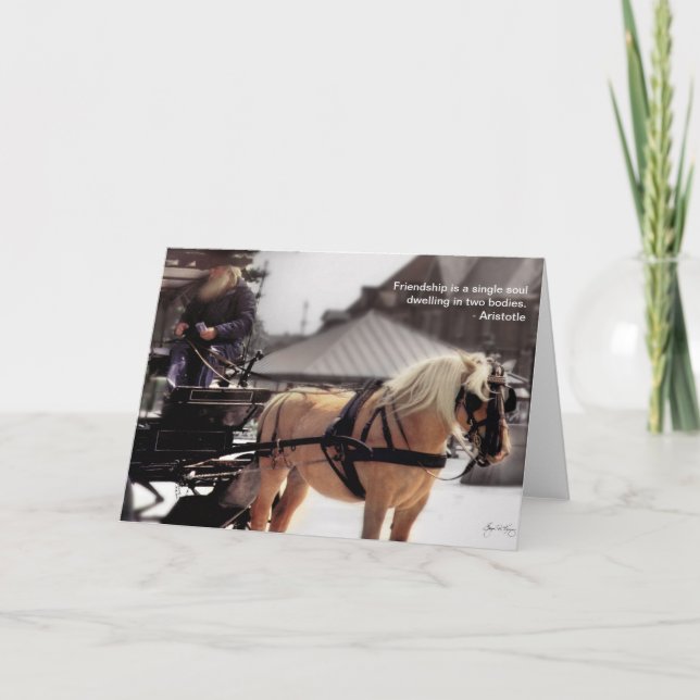 Faithful Friends Quote Card (Front)