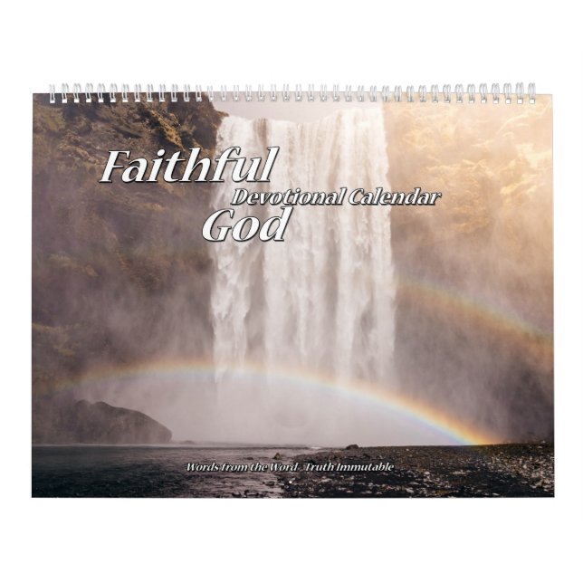 Faithful God Devotional Calendar two page (Cover)