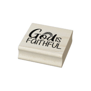 Faithful Gospel Graphics Faith Art Christian Fa Rubber Stamp