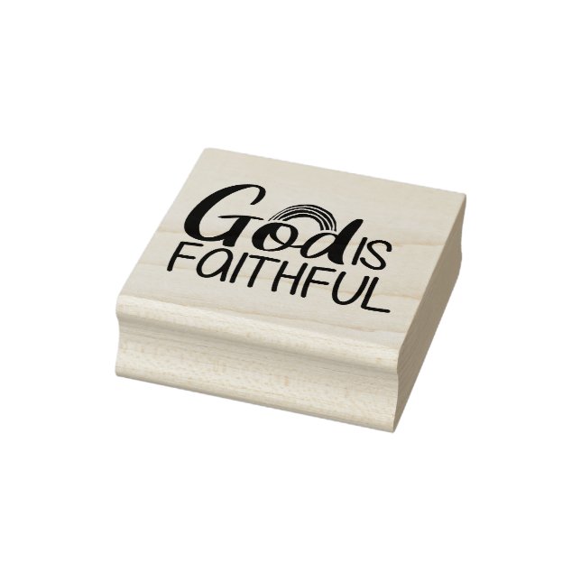 Faithful Gospel Graphics Faith Art Christian Fa Rubber Stamp (Stamp)