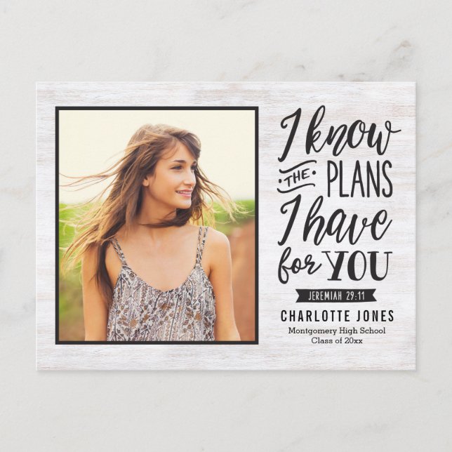 Faithful Grad Graduation Postcard (Front)