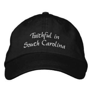 Faithful in Carolina Christian Embroidered Hat