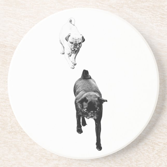 Faithful Pairs, Holiday Table Accent Coaster (Front)