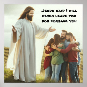 Faithful Promises of Jesus a poster