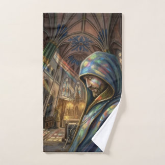 Faithful Reflection Priestly Prayer Under Light Hand Towel