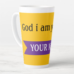 Faithful Son – Custom Name Inspirational Design Latte Mug