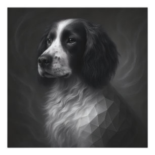 Faithful Soul – Springer Spaniel Geometry Photo Print