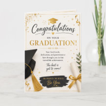 Faithful Steps: A Graduation Blessing Card