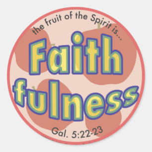 Faithfulness Fruit of the Spirit Spots Sticker