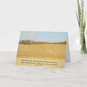 Faithfulness & Righteousness -Blank Scripture Card