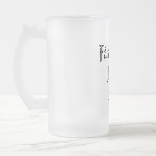 Fáj a faszom Jelen-t iszom sörös korsó Frosted Glass Beer Mug