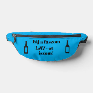 Fáj a faszom LAV-ot iszom! kék oldaltáska Bum Bags