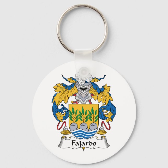 Fajardo Family Crest Key Ring (Front)