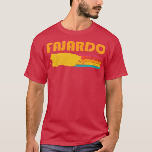 Fajardo Puerto Rico Vintage Distressed Souvenir T-Shirt