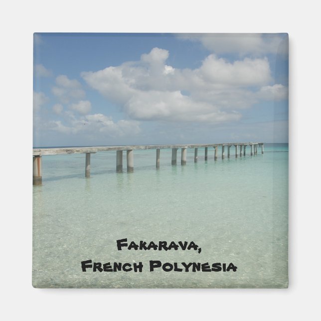 Fakarava, French Polynesia Magnet (Front)