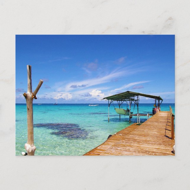 Fakarava Inner lagoon Rotoava French Polynesia Postcard (Front)