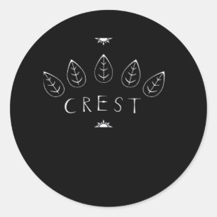 (Fake Band) Cottagecore Classic Classic Round Sticker