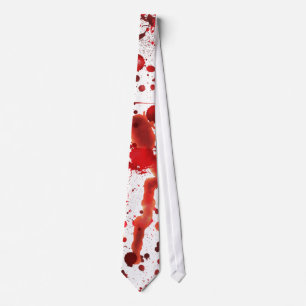 Fake Blood Splatters Tie