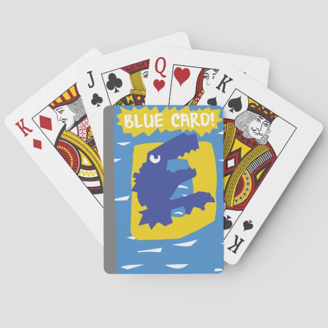 (Fake) Blue Card! Playing Cards (Back)