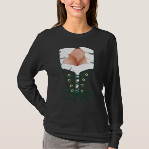 Fake Breasts Humour Party Beer Joke Support Neckli T-Shirt