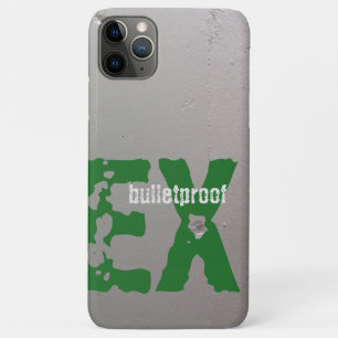 FAKE concrete wall EXIT sign bulletproof hardest iPhone 11 Pro Max Case