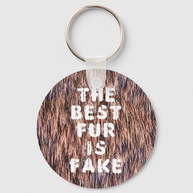 Fake Fur Key Ring (Front)