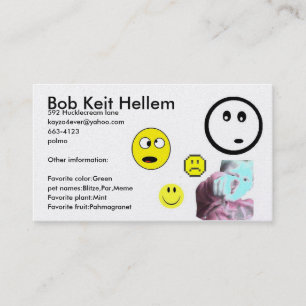 Fake ID Business Card