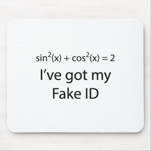 Fake ID Mouse Mat