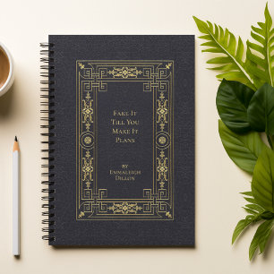 Fake It Till You Make It Vintage Elegant Book Planner