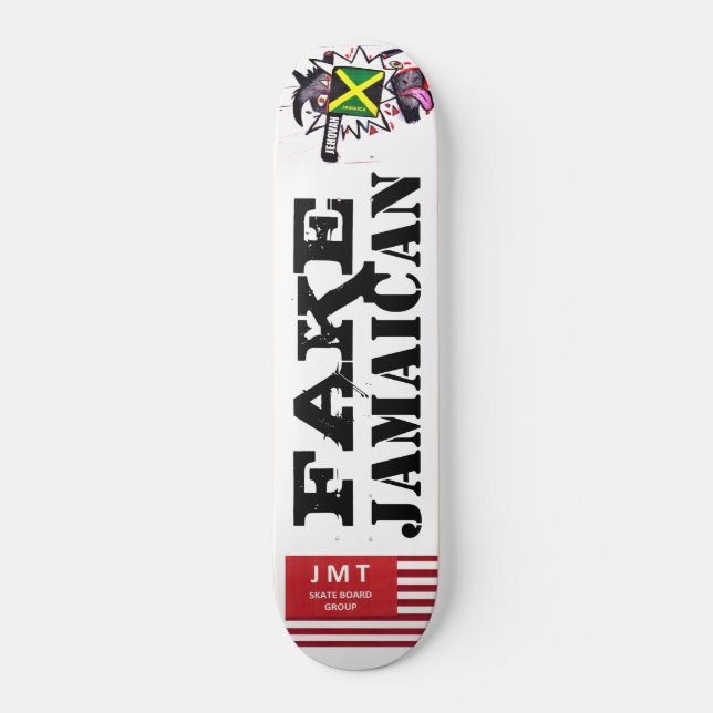 FAKE JAMAICAN (BLKYNKE Skateboard (Front)