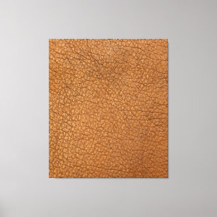 fake leather look canvas print