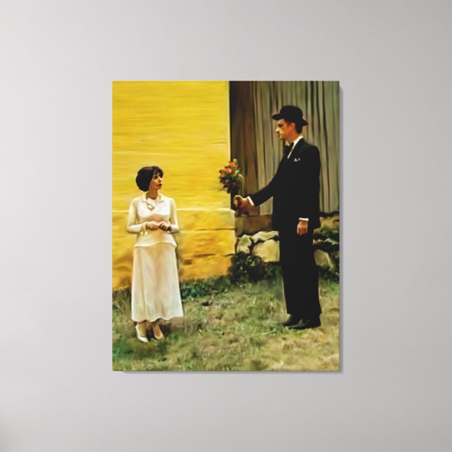 Fake love  canvas print (Front)