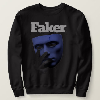fake mask sweatshirt