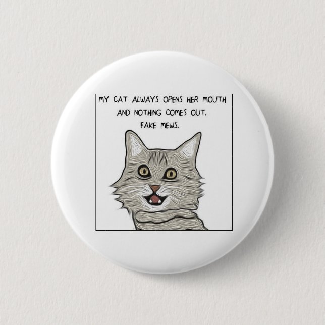 Fake Mews Button (Front)