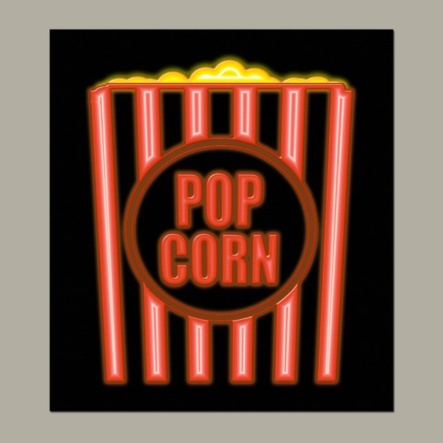 Fake Neon Popcorn Sign (Creator Uploaded)