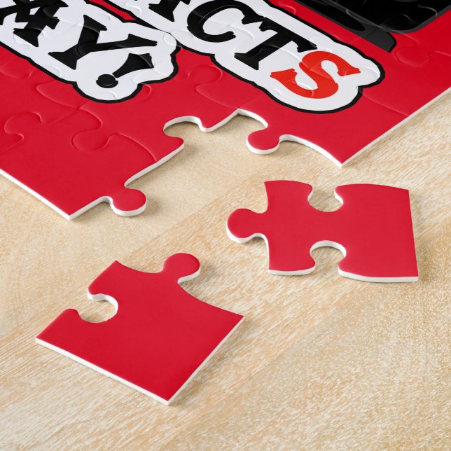 Fake News and Alternative Facts 11x14 Photo Puzzle (Side)