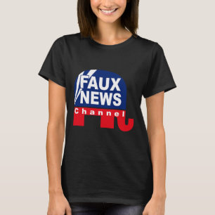 Fake News - Faux News Anti Trump  T-Shirt
