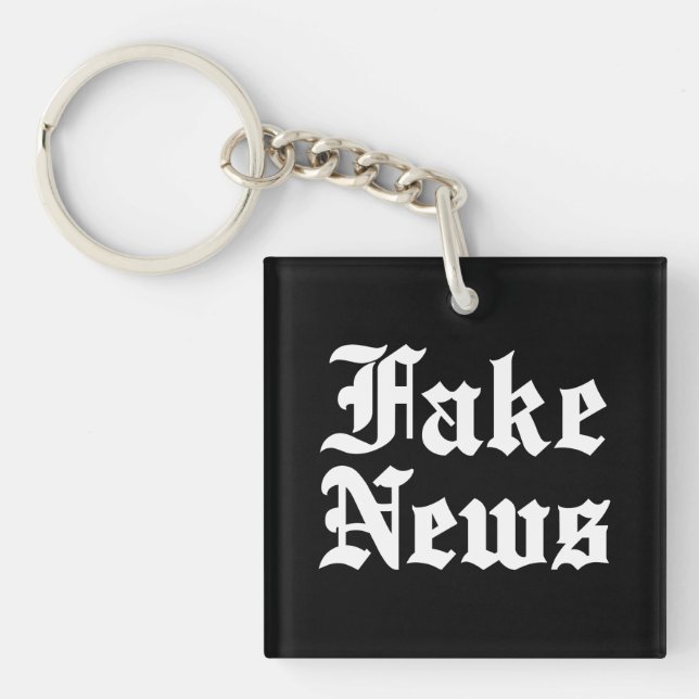 Fake News Key Ring (Front)