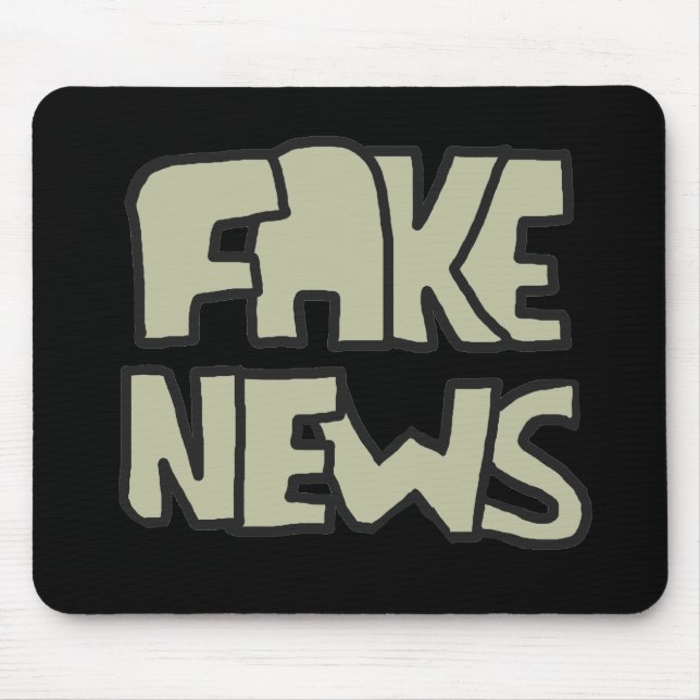 Fake News Mouse Mat (Front)