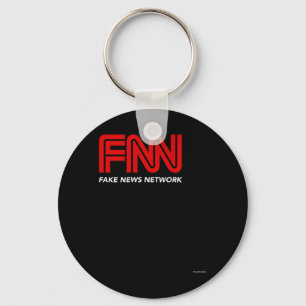 Fake News Network fakenews Funny Halloween Costume Key Ring