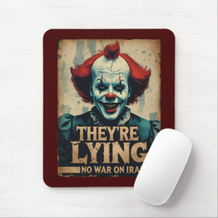 Fake News No War Iran Peace Mousepad