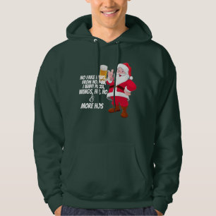 fake news pizza beer lover ho ho hosanta christmas hoodie