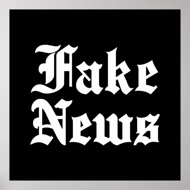 Fake News Poster (Front)